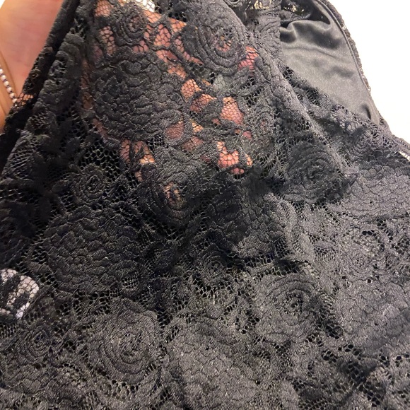 Free Press black lace sleeveless bodysuit size Small - Picture 7 of 8